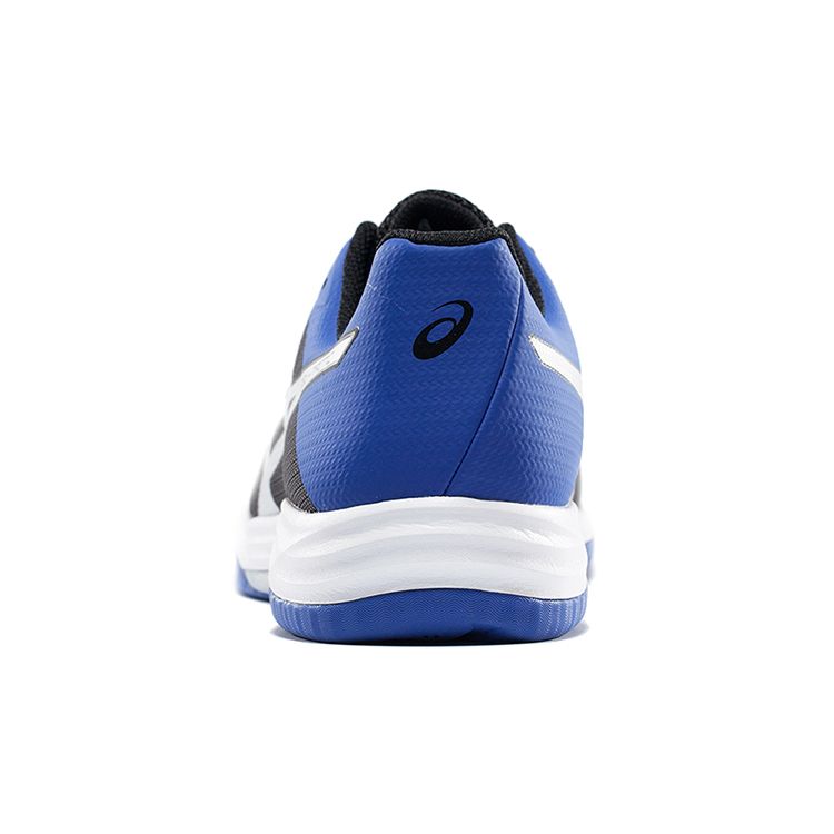 Asics Gel-Tactic Round Toe Lace-Up Durable Low-Top Running Shoes Men Sneakers Black Blue B702N-9045