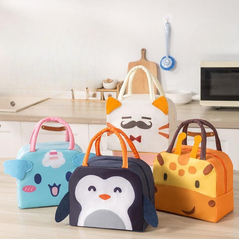 New Cute Pet Lunch Box - Portable Lunch Container for Office Workers - Handheld Outdoor Picnic Bag - Student Keep-Warm Bag