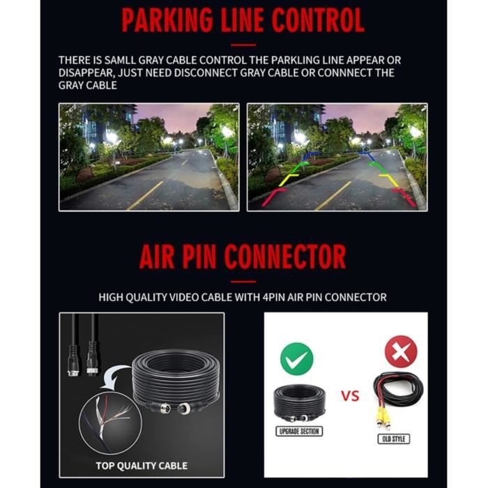 Caméra de recul feux stop pour Citroën Jumper III Fiat DUCATO X250 Peugeot Boxer III