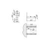 ADAM GAS Chimney support length 325mm