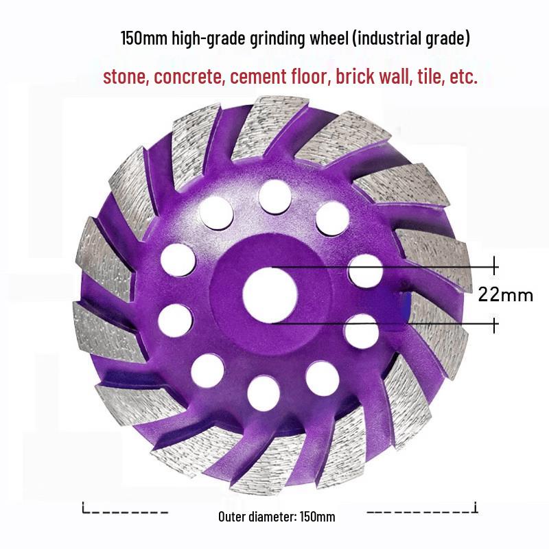 

150mm Diamond Grinding Disc for Angle Grinders