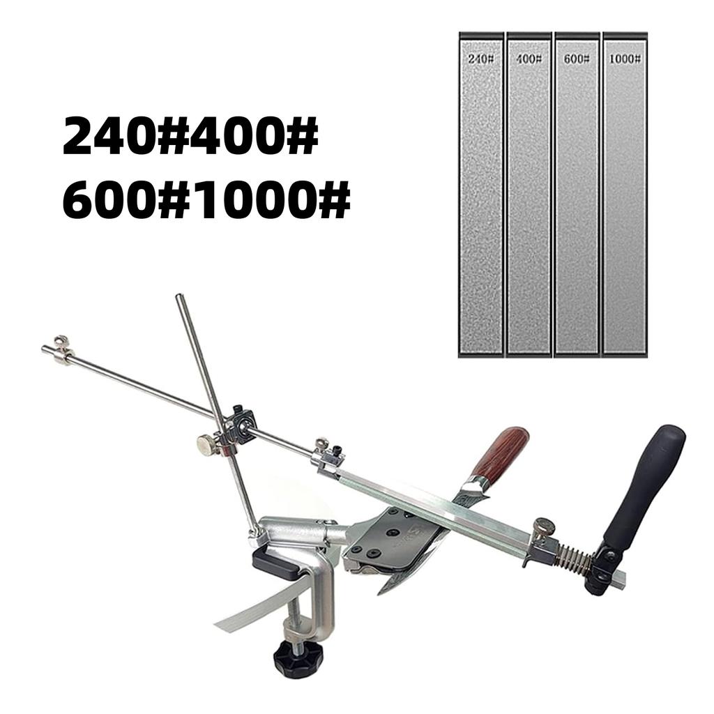 Metal Material Knife Sharpener Sharpening System Stone with Stones Grinder Diamond Whetstone Fixed Angle Apex Set