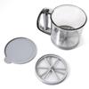 Semi-Automatic Flour Sifter Hand Press Design Transparent Food Grade Sieve for Home Baking Cake Pastry Making