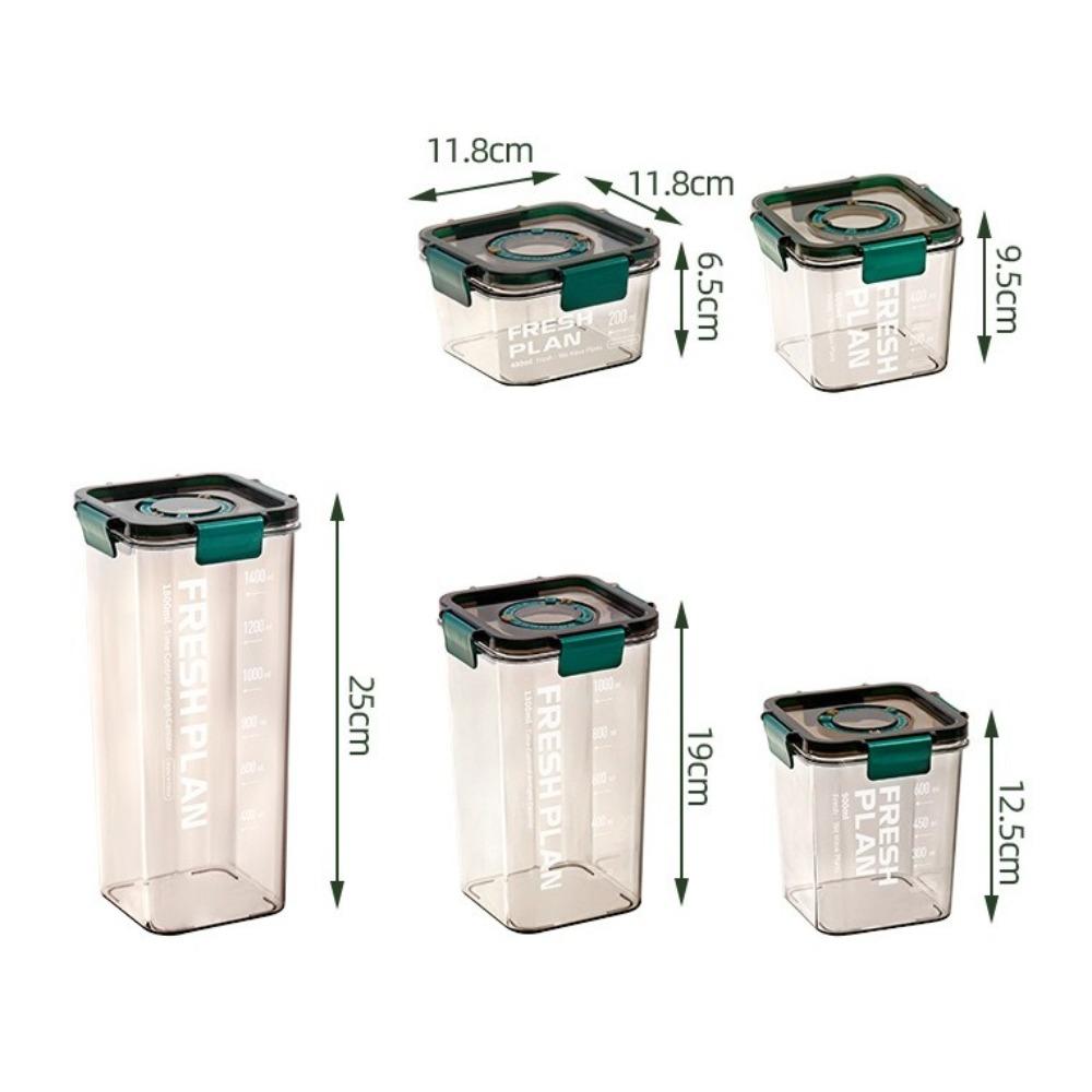 Plastové dózy na sušené ovoce s těsnicím víkem, nádoba na obilí, krabička na svačinu, kuchyňské potřeby