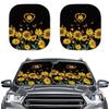 Christmas Eve Fright Element, Car Shade Front Windshield Shade Two-Piece