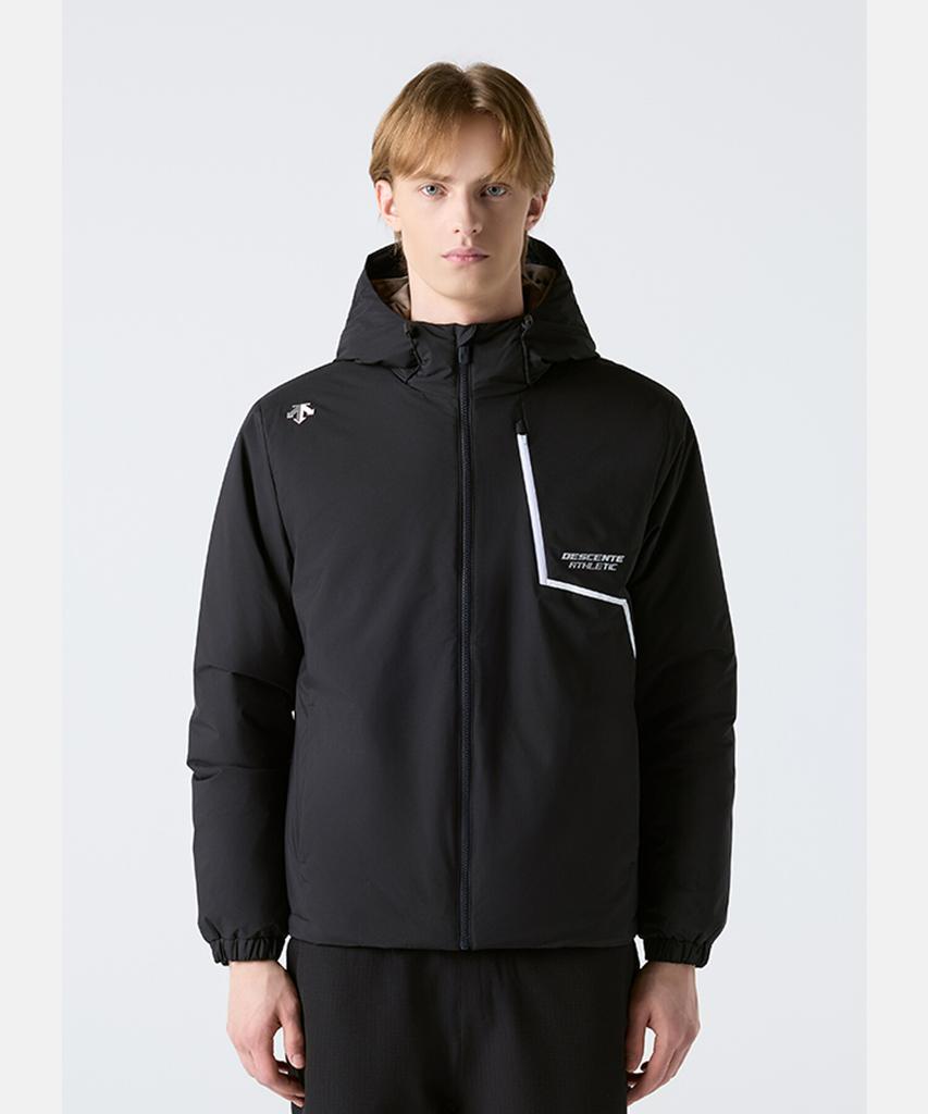 Descente Training Hooded Padded Jacket Black Sr121Tpd12