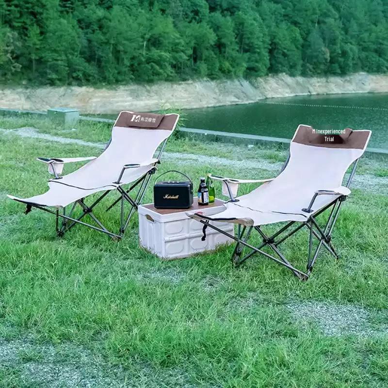Youthful Outdoor Folding Lounger: Portable Balcony, Beach, Fishing, Camping Nap Chair.