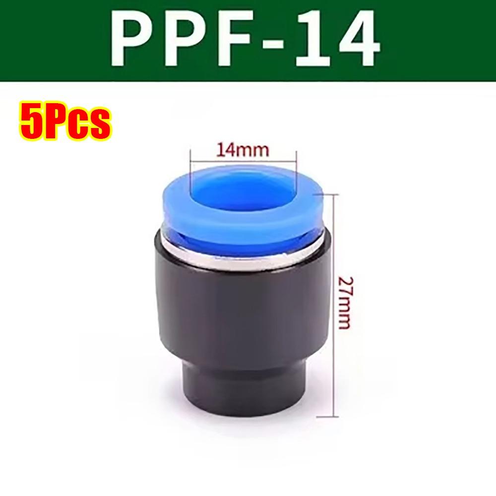 5Pcs New PPF Pneumatic Connector Plastic 4/6/8/10/12/14/16mm Air Hose Sealing Connector Hose Adapter Pipe Fitting