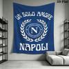 Napoli Wall Tapestry Aesthetic Wall Hanging Printed Fabric Blanket Decorative Tapestries for Bedroom Living Room Home Decor