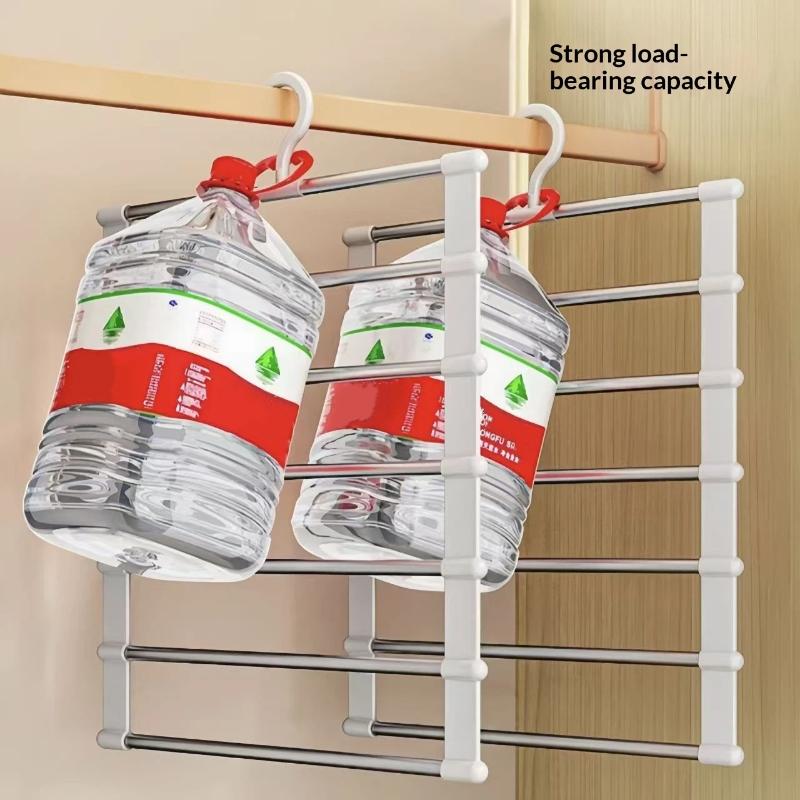 7-Tier/5-Tier Pants Storage Rack Trouser Hanger For Home Clothing Organization Non-Slip Wardrobe Storage Clothes Rack Tidy