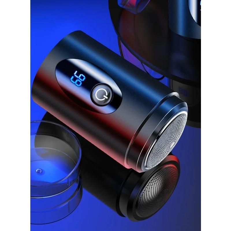 Mini Electric Shaver Portable Powerful Storm Razor for Men Women USB Rechargeable Battery Power Display Body Hair Trimmer