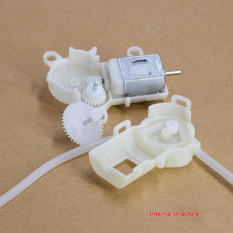 Dc3.7V-5V 17Ml/Min Small 130 Motor Peristaltic Dosing Pump Micro Self-Priming Suction Liquid Water Pump Reverseable Direction