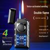 Authentic Voice-Controlled Windproof Double-Flame Lighter - Personalized Gift Trend