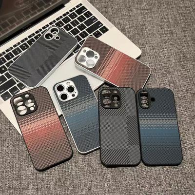 Nouvel étui imitation fibre de carbone compatible avec Apple 16/iPhone 15 matériau 13/14 coque de téléphone 12 Pro Max