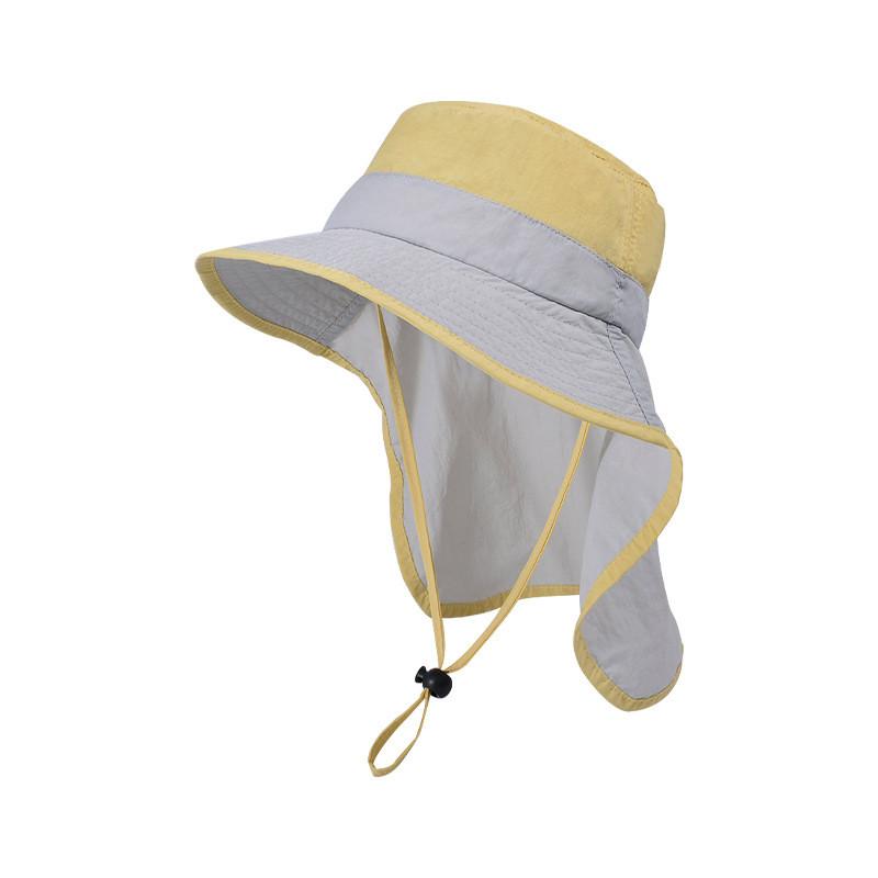 Kids Summer Bucket Hat With Breathable Nylon Uv Sun Protection For Outdoor Play And Sunshade