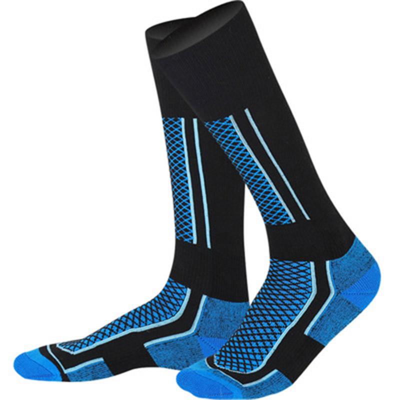 Winter Warm Thicken Ski Stockings Unisex Outdoor Full Cushioned Hiking Breathable Socks Anti-Cold High Sports Socks for Travel