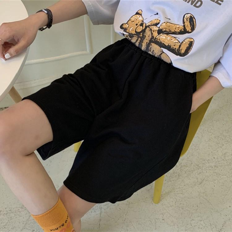 European & American Trendy Women s Loose Shorts - Hot Selling Fashion Extra Large чёрный