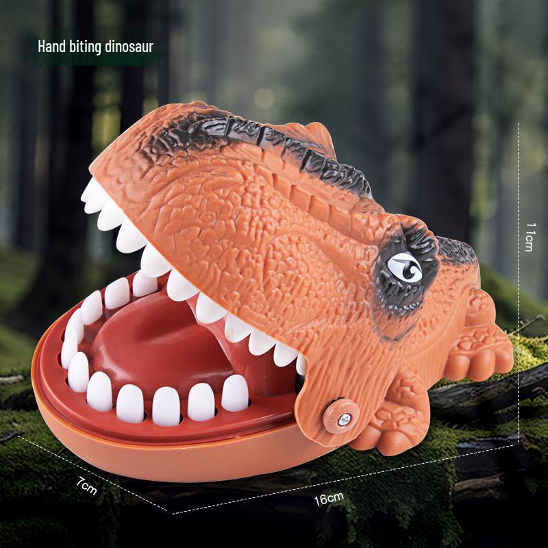 Interactive Dinosaur Prank Toy - Biting Hand Game for Parent and Child