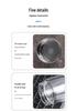 Men's Business Tea Infuser: Portable Double-Layer Glass Cup with Smart Temperature Display, Heat Insulation, and Anti-Scald Design.
