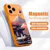 Mountain Landscape Case For iPhone 17 18 Pro Max For iPhone 16 15 14 13 Pro Max Magnetic For Magsafe Skin Feel Hybrid Phone Cover