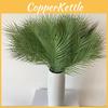 Plastic Artificial Palm Leaves Three Pronged Greenery Wedding Props Photography