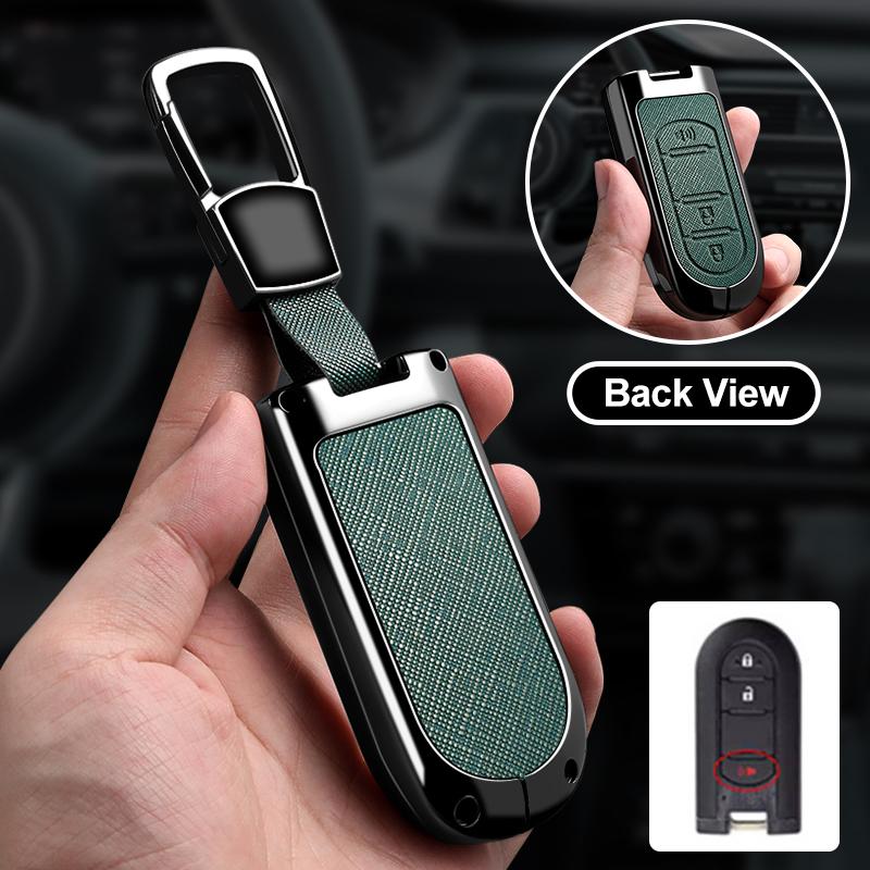 Metal Car Key Case Cover Shell Fob For Toyota Roomy Tank Passo Roomie For Daihatsu La600S La610S La150S Canvas Tanto Move