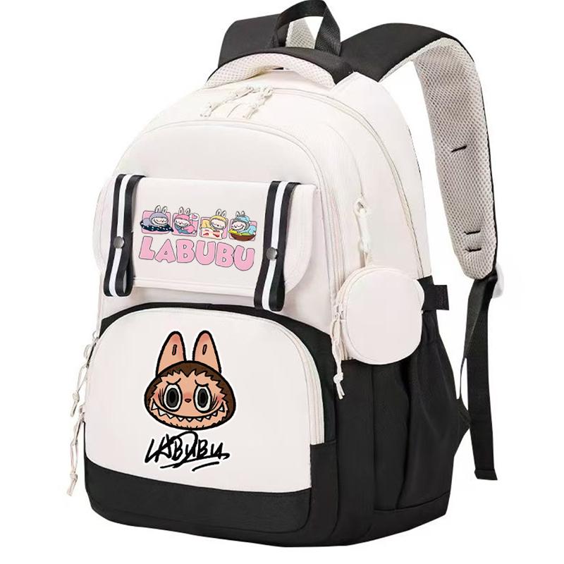 Cute Printed Backpack Teenager Student Shcoolbag Bookbag Knapsack Girl with Coin Purse Casual Bag Men Women Laptop Bag Mochila