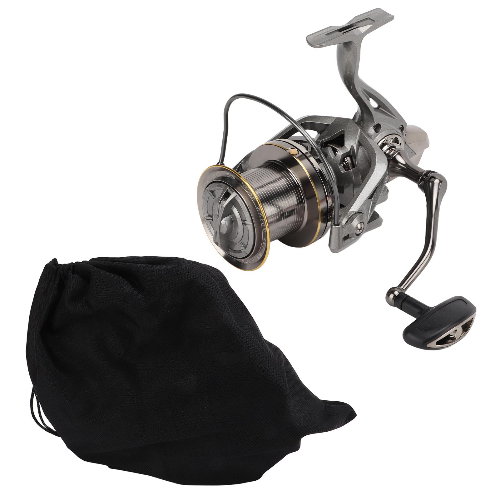 

4.8:1 Spinning Fishing Reels Strong Braking Force All Metal Long Throw Fishing Line Wheel NGK12000