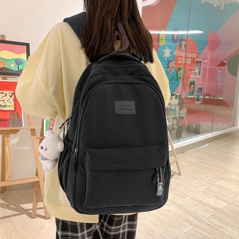 New Female Fashion High Capacity Waterproof College Backpack Trendy Women Laptop School Bags Cute Girl Travel Book Bag Cool Schoolbag