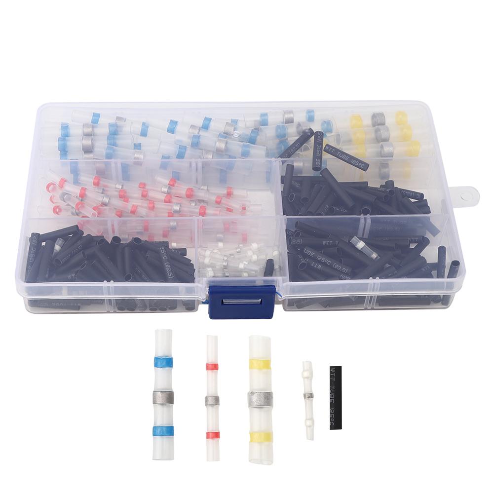 

300PCs Solder Sleeve Wire Terminal Connector Welding Seal Heat Shrink Insulation Waterproof