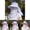 Outdoor Sun Protection Hat With Shoulder Cover For Women Summer Uv Blocker Lightweight Polyester