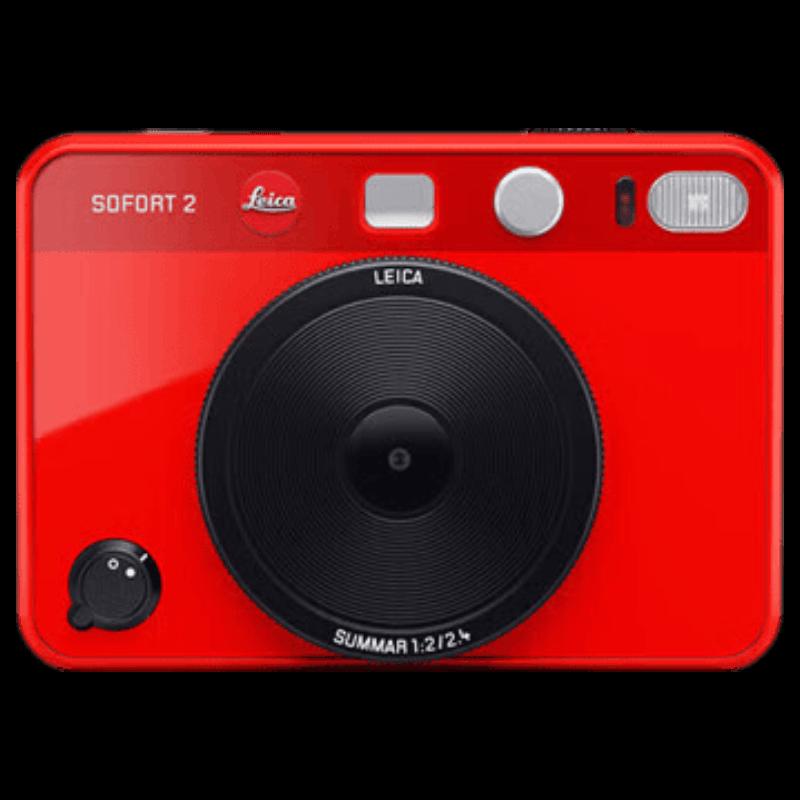 

Leica SOFORT 2 Instant Camera Red with 10 Film Sheets (CN version)