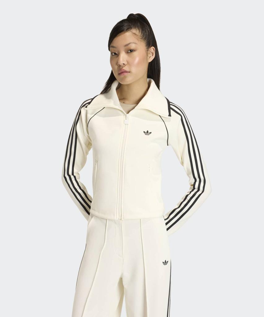 adidas Slim Fit Firebird Track Top - White / Kd2965