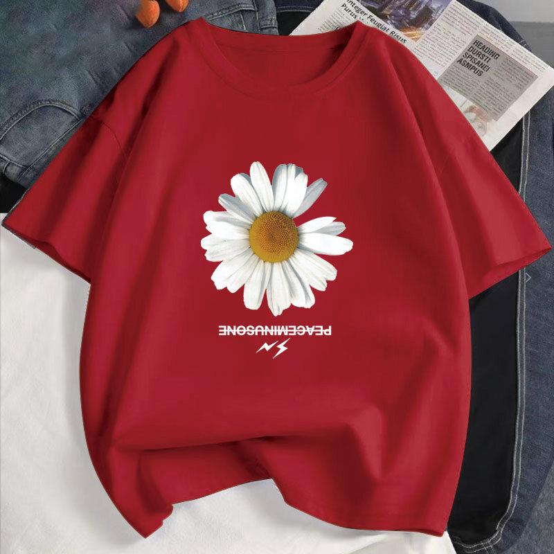 Fashion T-shirt, Solid Color T-shirt, Women's Collar Short Sleeved T-shirt