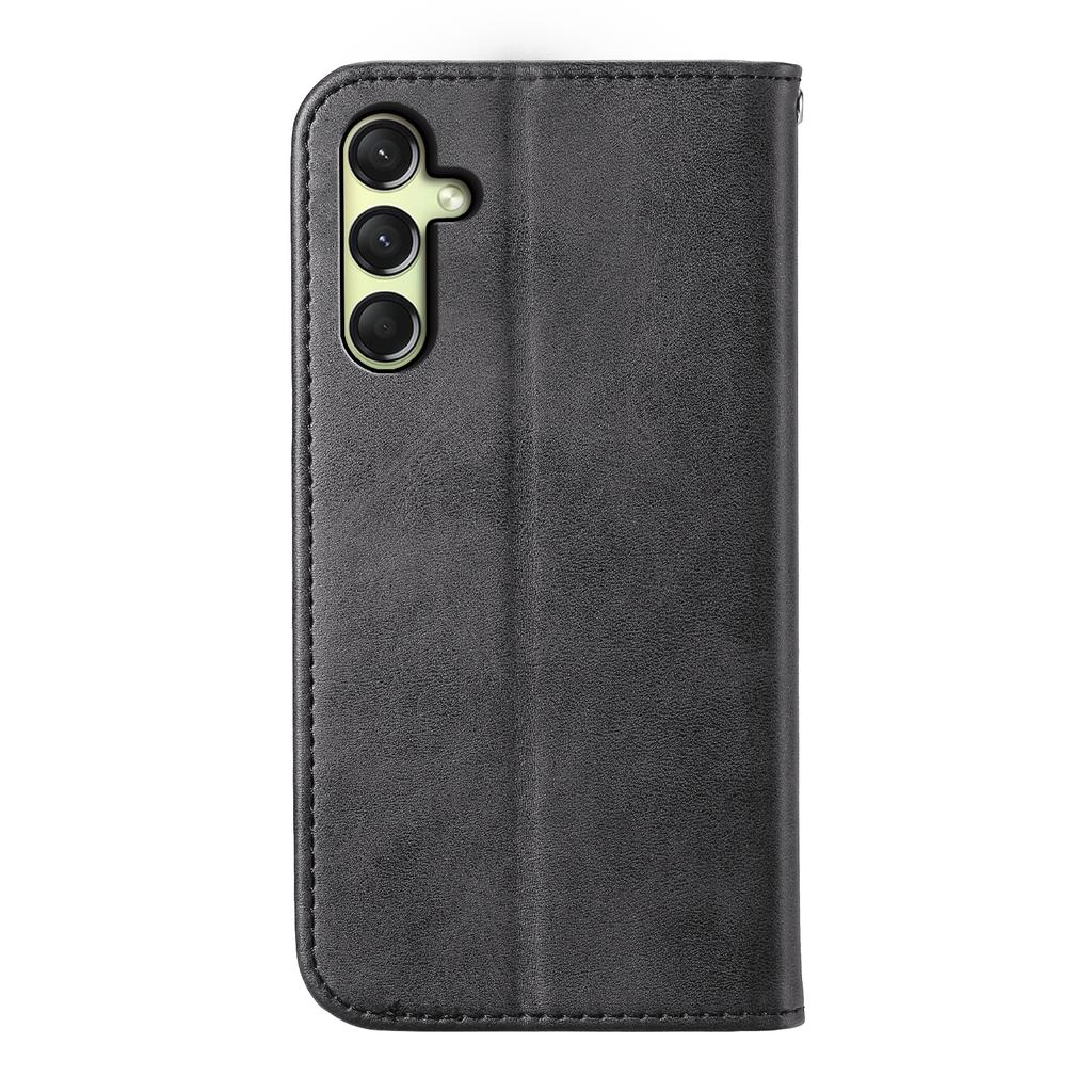 For Samsung Galaxy A36 5G Case Calf Texture PU Leather Phone Cover with Wallet