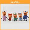 Premium Quality Russian Anime Three Kittens Happy Cats Action Figure Mini Toy Dolls