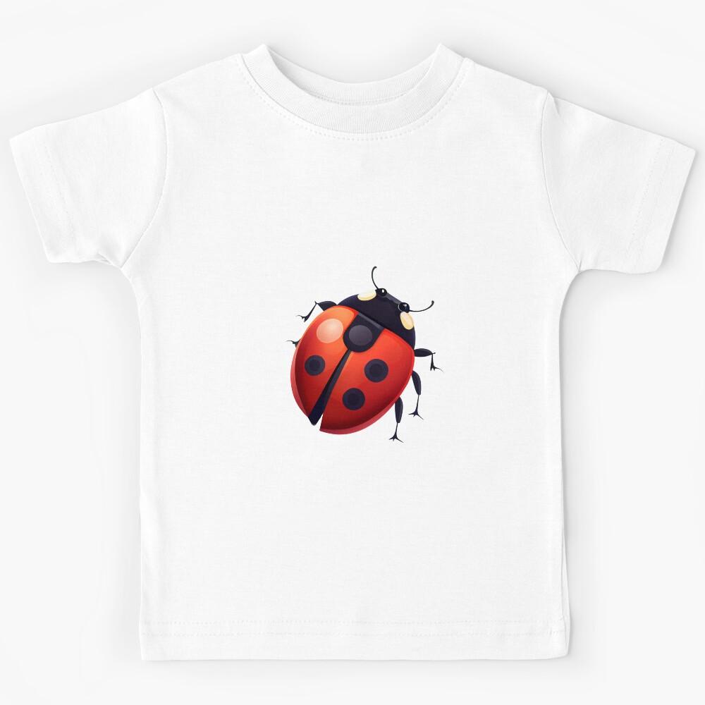 Red Ladybug Insect Kids T-Shirt 160