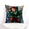 K-Kamado T-Tanjiro Office Cushion Pillowcase Car Cushion Cover45X45CM Lumbar Pillowcase Sofa Pillowcover