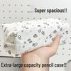 Adorable Kitten Pencil Case: Spacious, Multifunctional Stationery Storage for Girls