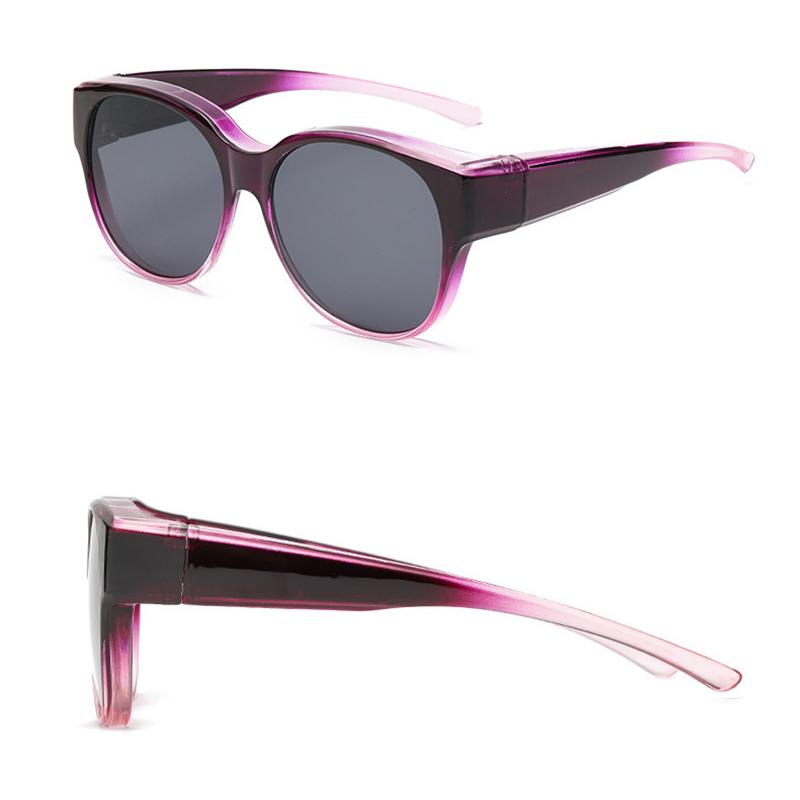 Fashion Large Frame Sunglasses Cover Over Myopia Prescription Glasses Portable Men Women Vintage Fishing Driving Eyewear