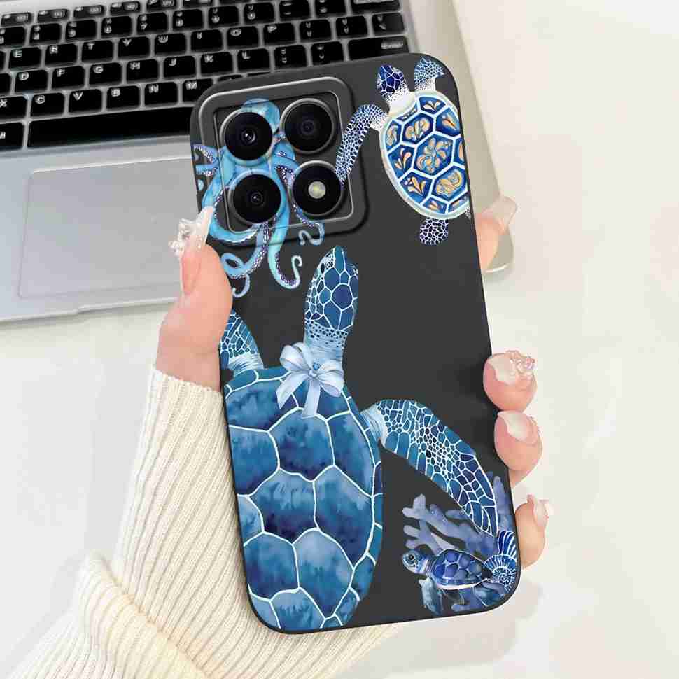 For Honor X8a 4G CRT-LX1 Case Cute Butterfly Luxury Flower Soft Silicone Cover For Huawei HonorX8a X8A CRT-LX2 6.7" Bumper Shell