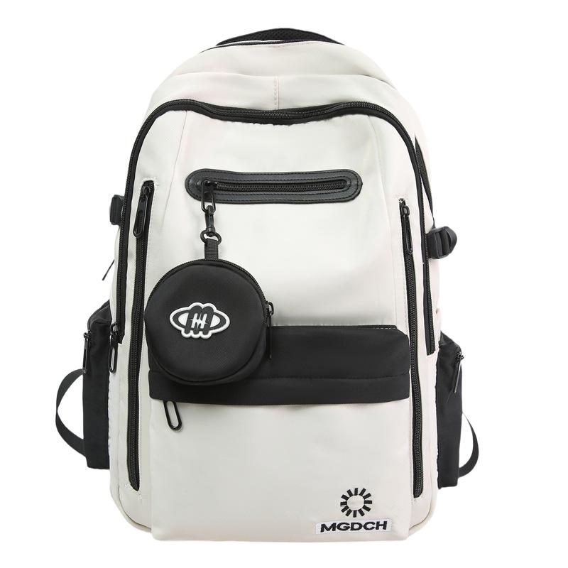 Schoolbag School Bag Junior High School Student Middle School Student Boy High School Student Backpack Male Large Capacity Female Backpack Burden