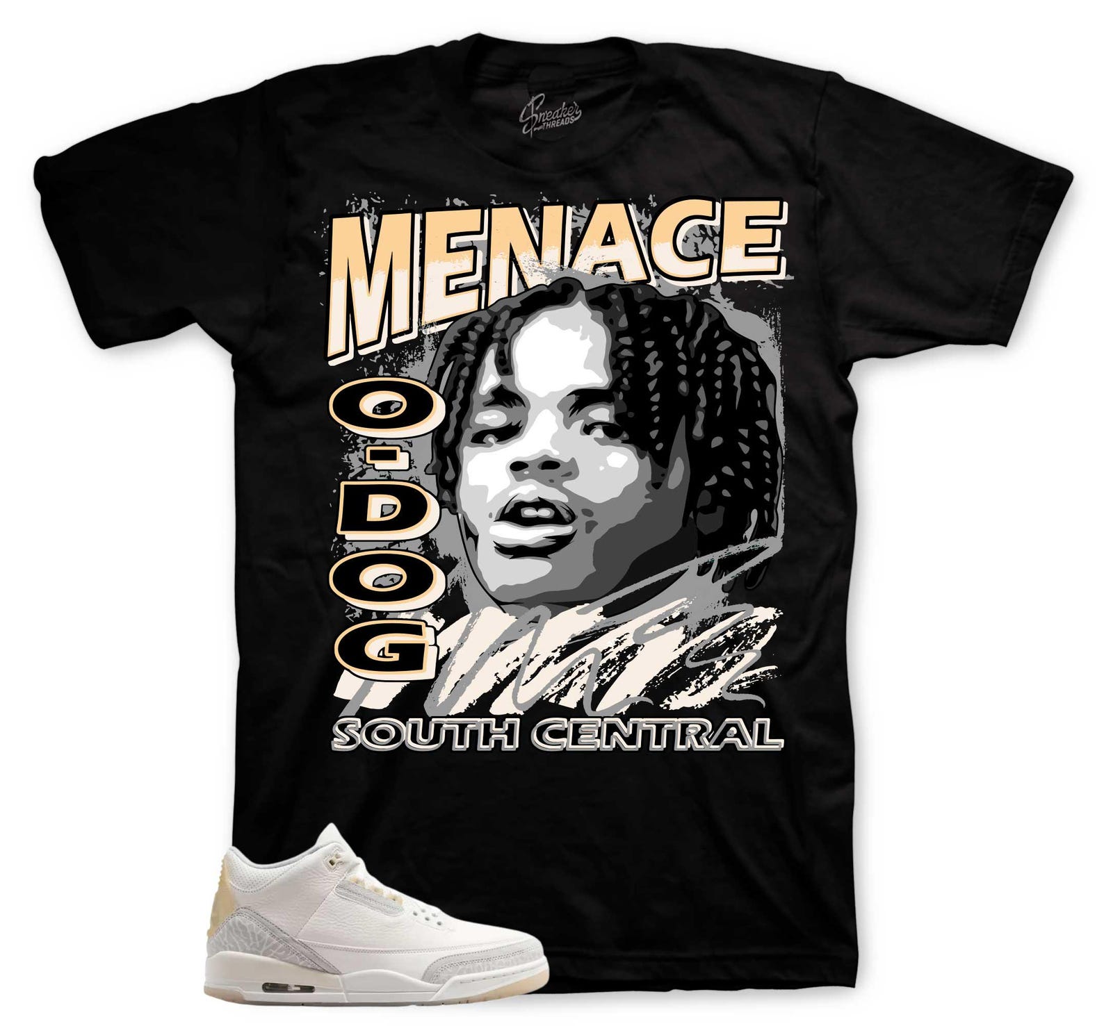 Sneaker Tees To Match Retro 3 Craft Ivory AJ3 - Nineties Shirt XL