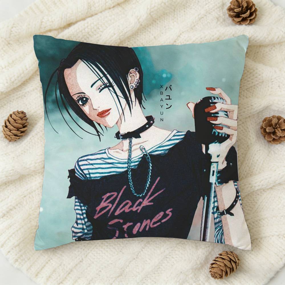 NNANA Anime OOsaki Doublesided Printed Square Decorative Cushion Cover for Sofa Living Room Home Decor
