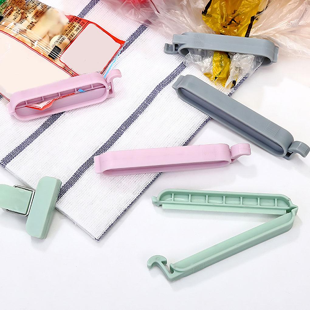 Buy 12Pcs Food Sealing Clips Plastic Snacks Bag Sealer Multiple Color