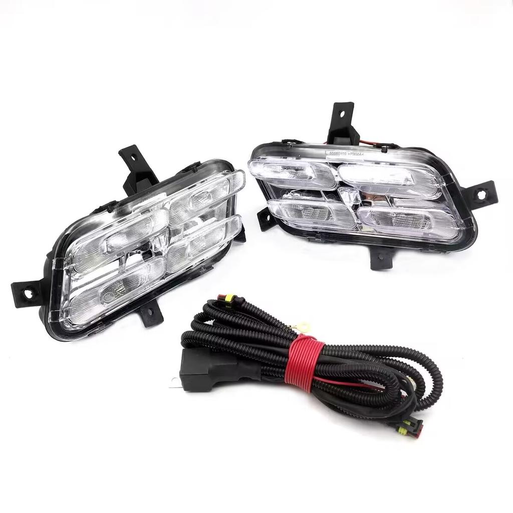 Car Front Bumper Fog Light  for Chery Jetour X70 X70S 2018    DRL Daytime Driving Running Lamp