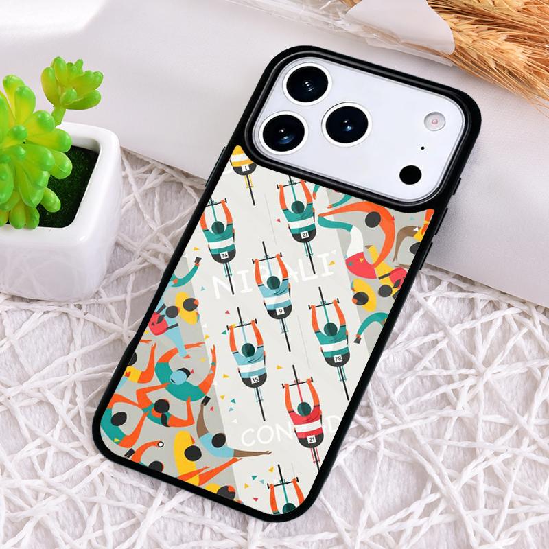 

Cycling Heartbeat Bike Phone Case for iPhone 17 Air 16 15 11 12 14 13 Pro Max Shockproof Cover iPhone 16 Plus