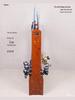 American Style Solid Wood Fishing Rod Display Rack - Thickened Sea & Taiwan Fishing Rod Holder
