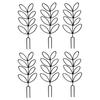 6Pcs Trellis for Potted Plant Garden Trellis for Climbing Plant Stackable Plant Trellis Indoor Plastic Potted Plant