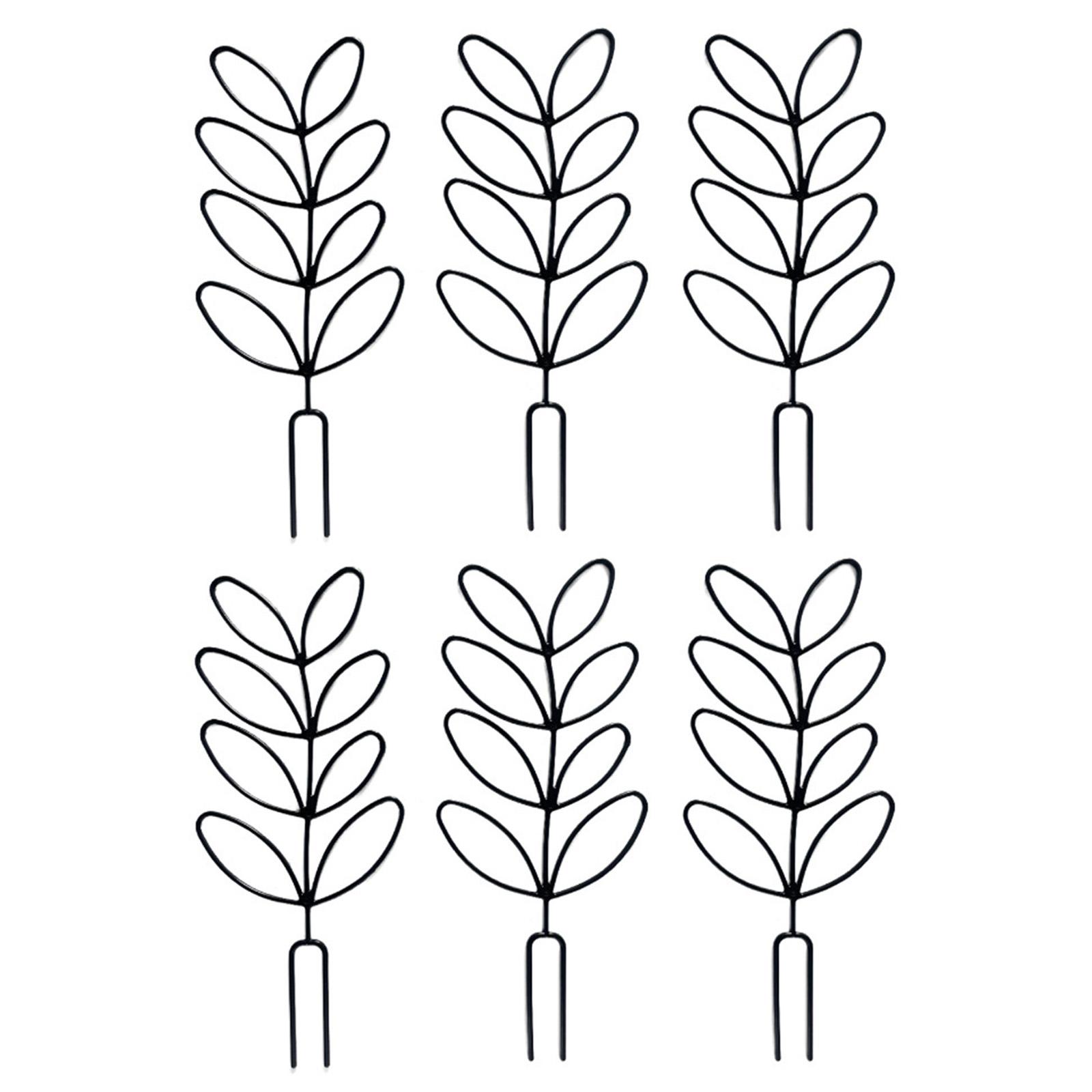 

6 шт. шпалер для горшечных растений, садовые шпалеры для вьющихся растений, штабелируемые шпалеры для растений, пластиковые шпалеры для комнатных горшечных растений 3